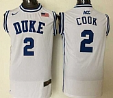 Duke Blue Devils #2 Quinn Cook White Basketball Stitched NCAA Jersey,baseball caps,new era cap wholesale,wholesale hats